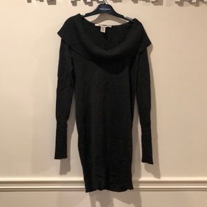 Diane von Furstenburg Charcoal Sweater dress